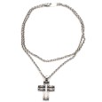 Necklace "Cross 12 Pins CH"
