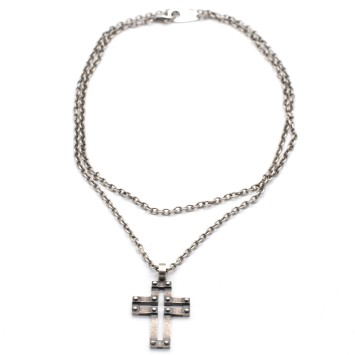 Necklace "Cross 12 Pins CH"