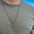 Necklace "Cross 2X2 CH"