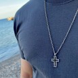 Necklace "Cross 12 Pins CH"