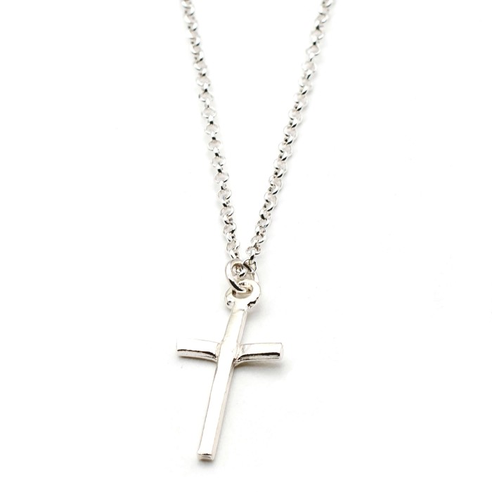 Necklace "Cross C"