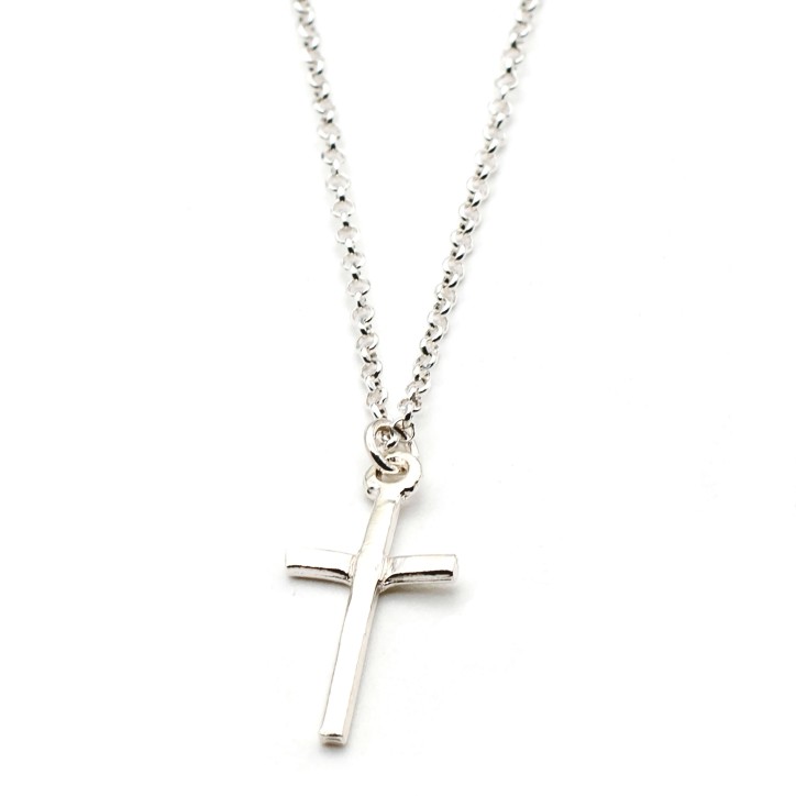 Necklace "Cross C"