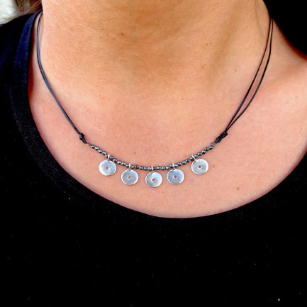 Necklace "5 LP Records"