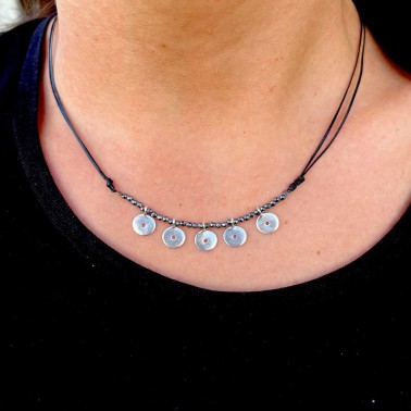 Necklace "5 LP Records"