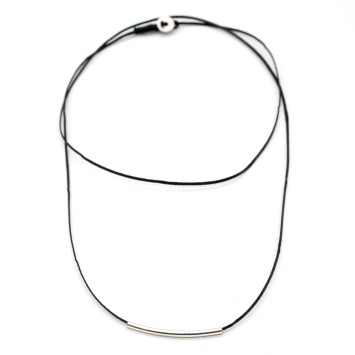 Necklace "Minimal Little Bar S"