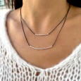 Necklace "Minimal Little Bar"