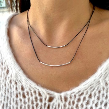 Necklace "Minimal Little Bar"