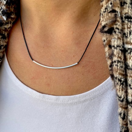 Necklace "Minimal Little Bar"