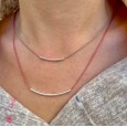 Necklace "Minimal Little Bar S"