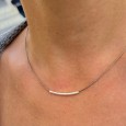 Necklace "Minimal Little Bar S"