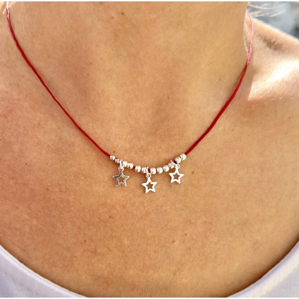 Necklace "My little 3 Stars"