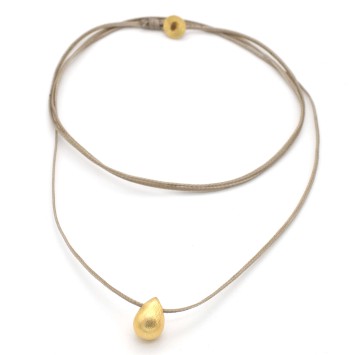 Necklace "Minimal Drop G"