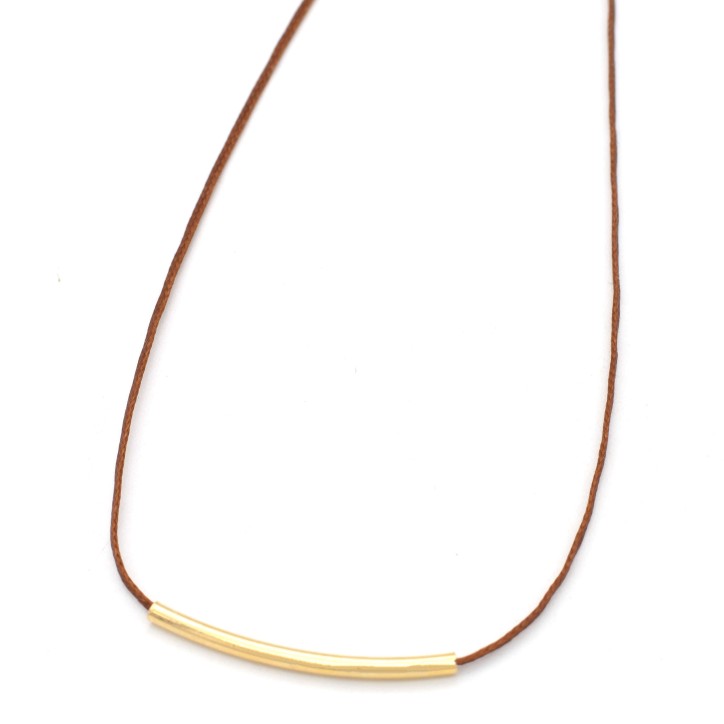 Necklace "Minimal Little Bar S G"