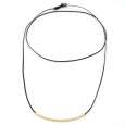 Necklace "Minimal Little Bar G"