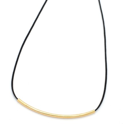 Necklace "Minimal Little Bar G"