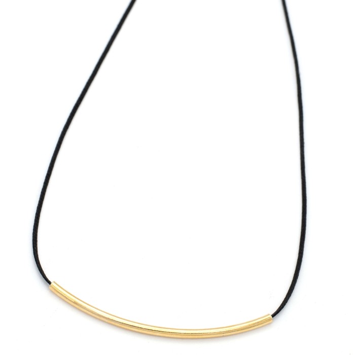 Necklace "Minimal Little Bar G"