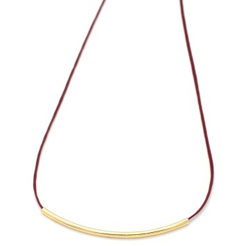 Necklace "Minimal Little Bar G"