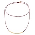 Necklace "Minimal Little Bar G"