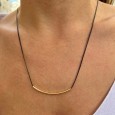 Necklace "Minimal Little Bar G"