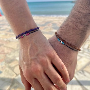 Bracelet "Minimal Little Evil Eye S"