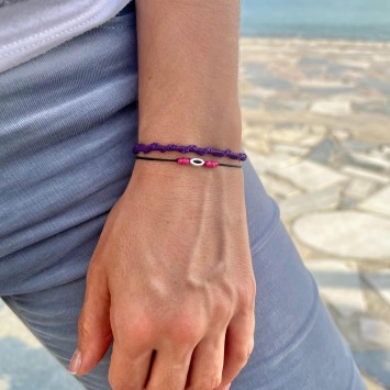 Bracelet "Minimal Little Evil Eye S"