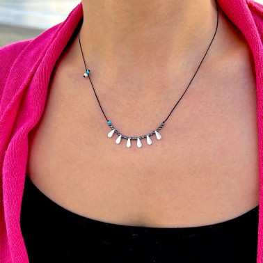 Necklace "Rocking Drops"