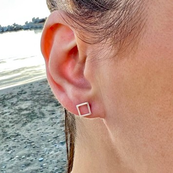 Earrings - My Little Quadrilateral P - Studs