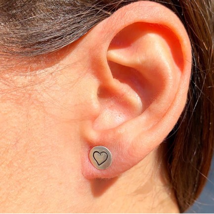 Σκουλαρίκια "Καρδούλες" - Καρφωτά