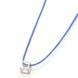 Necklace "Minimal Cube - Sketch"