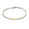 Anklet "Minimal Little Bar SXS G" Anklet "Minimal Little Bar SXS G"