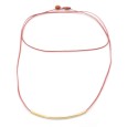 Necklace "Minimal Little Bar G"