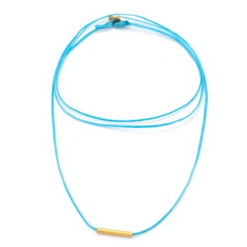 Necklace "Minimal Little Bar Ζ G"