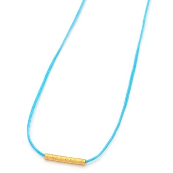 Necklace "Minimal Little Bar Ζ G"