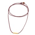Necklace "Minimal Little Bar Ζ G"