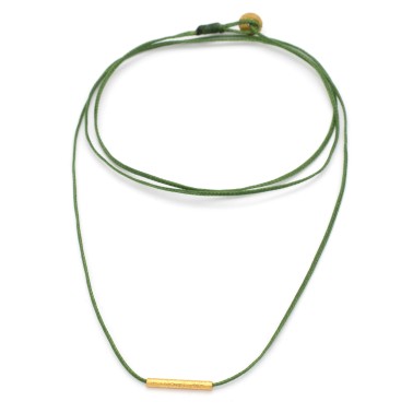 Necklace "Minimal Little Bar Ζ G"