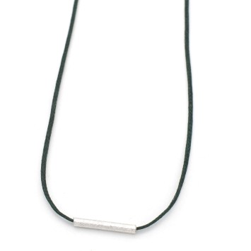 Necklace "Minimal Little Bar Ζ"