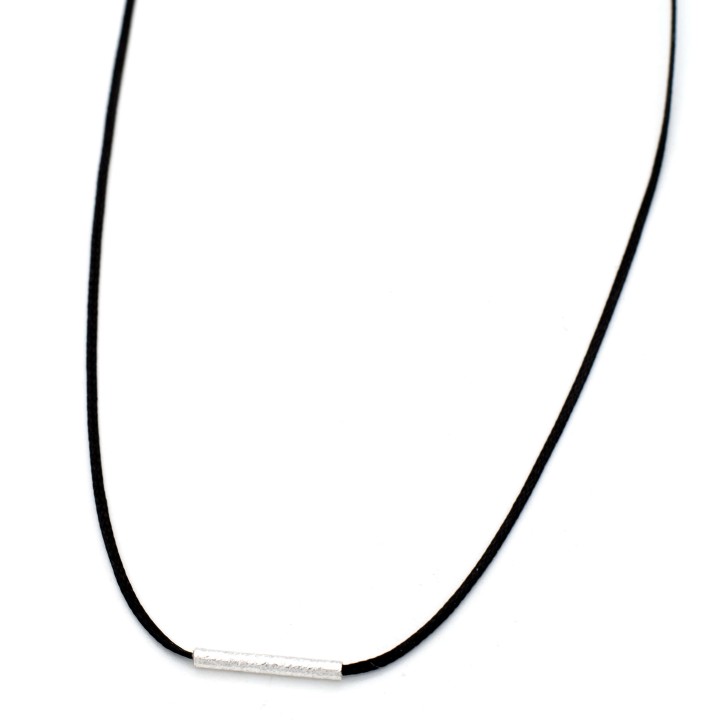 Necklace "Minimal Little Bar Ζ"