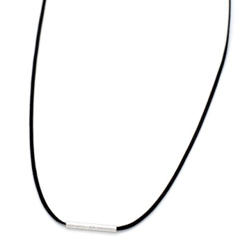 Necklace "Minimal Little Bar Ζ"