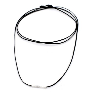 Necklace "Minimal Little Bar Ζ"