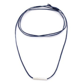 Necklace "Minimal Little Bar Ζ"