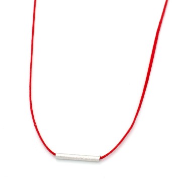 Necklace "Minimal Little Bar Ζ"