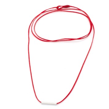 Necklace "Minimal Little Bar Ζ"