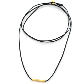 Necklace "Minimal Little Bar Ζ G"