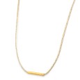 Necklace "Minimal Little Bar Ζ G"
