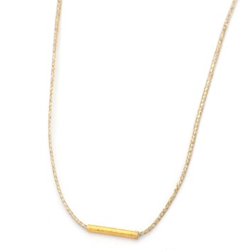 Necklace "Minimal Little Bar Ζ G"