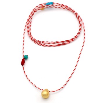 Necklace "Little March - Minimal Drop G"