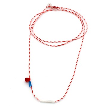 Necklace "Minimal Little Bar Z"