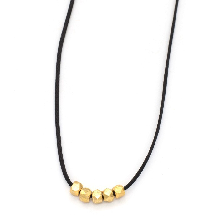 Necklace "Minimal Little Polygonial Moments G" Necklace "Minimal Little Polygonial Moments G"