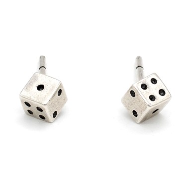 Earrings "Dice"