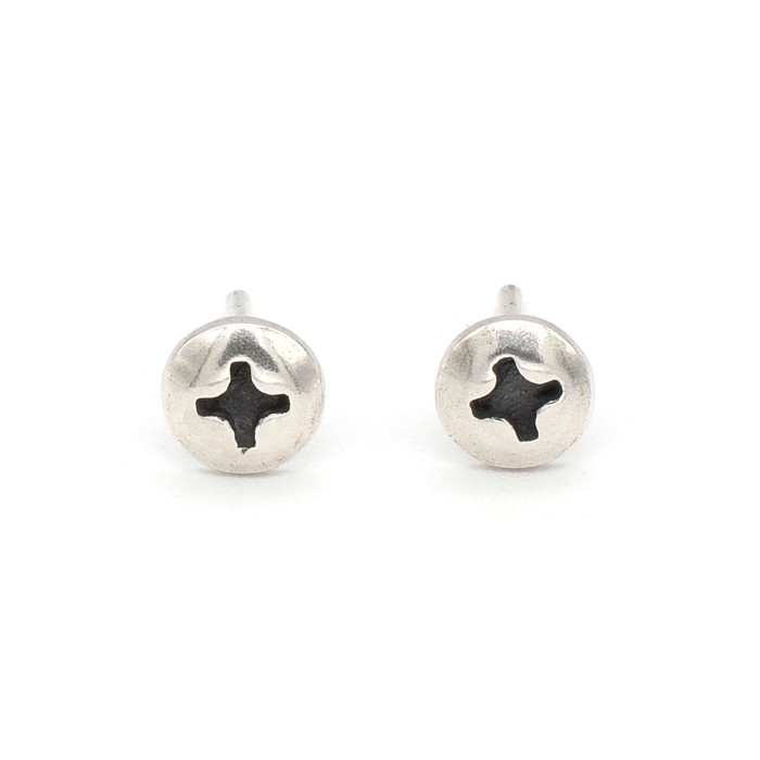 Earrings "Cross B"